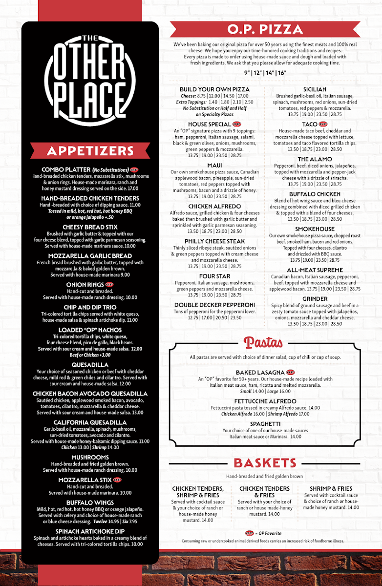 Menu The Other Place Ankeny-1