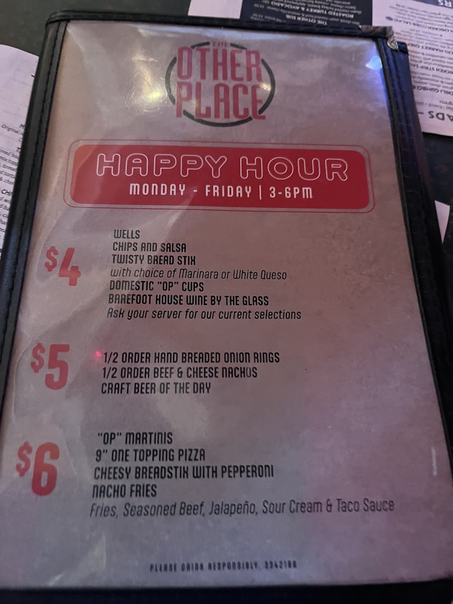 Menu The Other Place Clive-4
