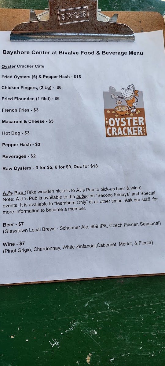 Menu The Oyster Cracker Cafe-4