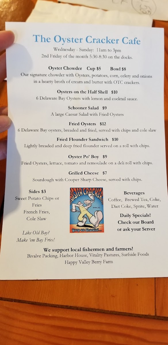 Menu The Oyster Cracker Cafe-7