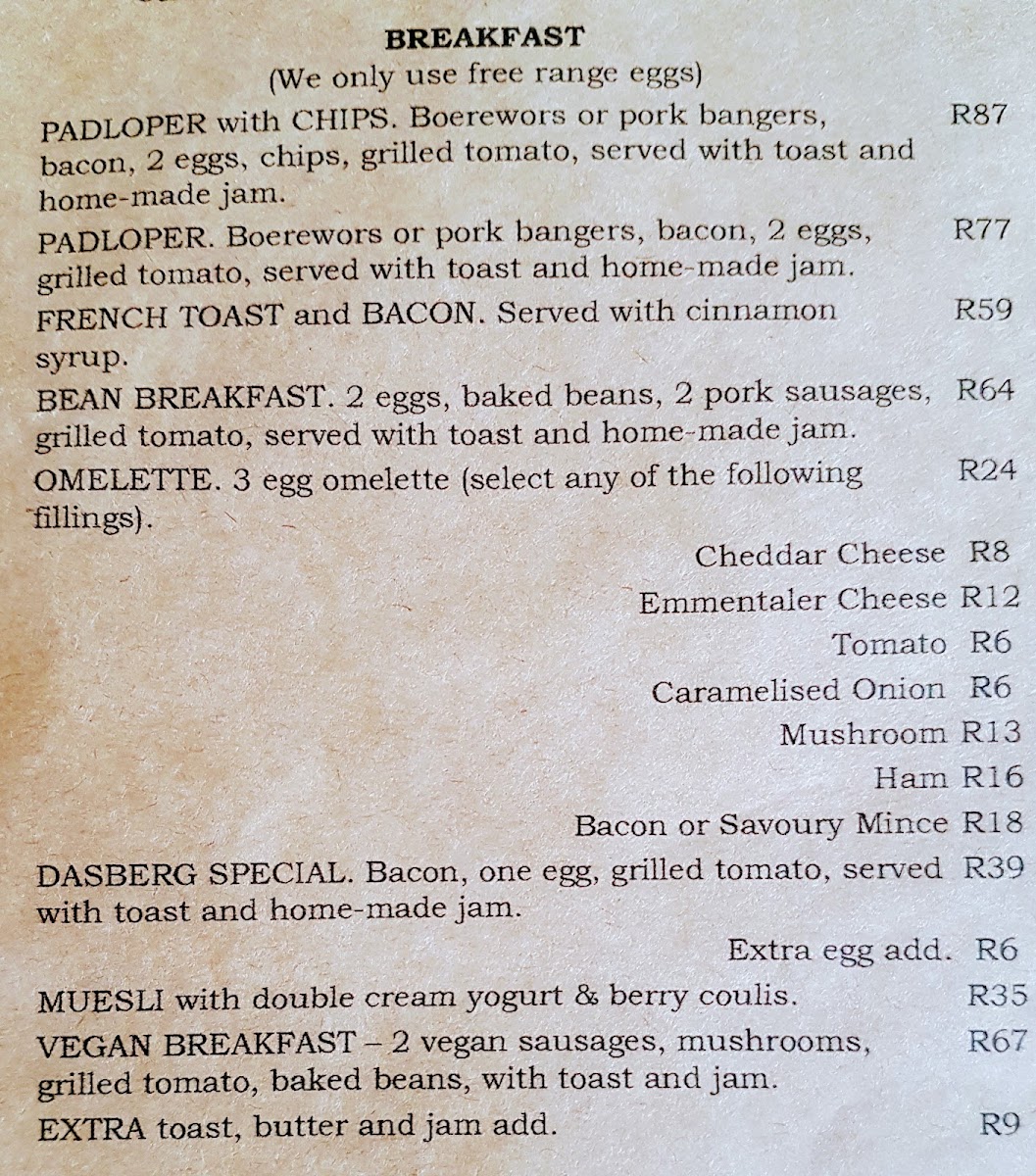 Menu The Padloper Coffee Shop-4