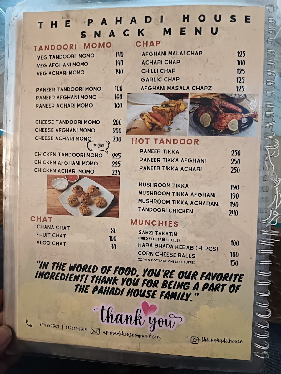 Menu The Pahadi House-10