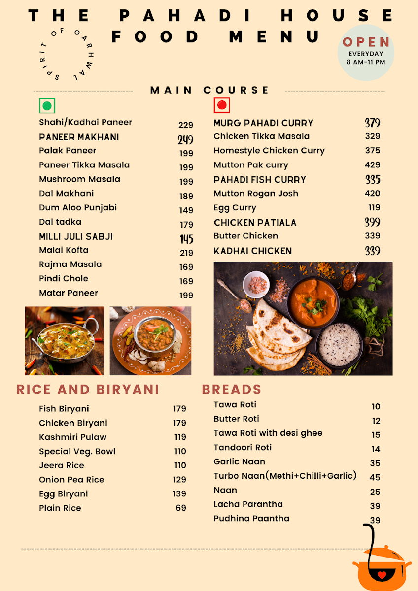 Menu The Pahadi House-5