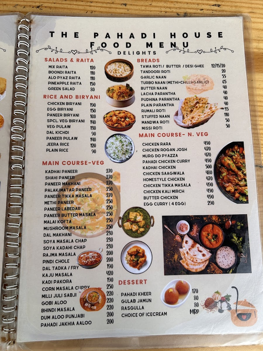 Menu The Pahadi House-6