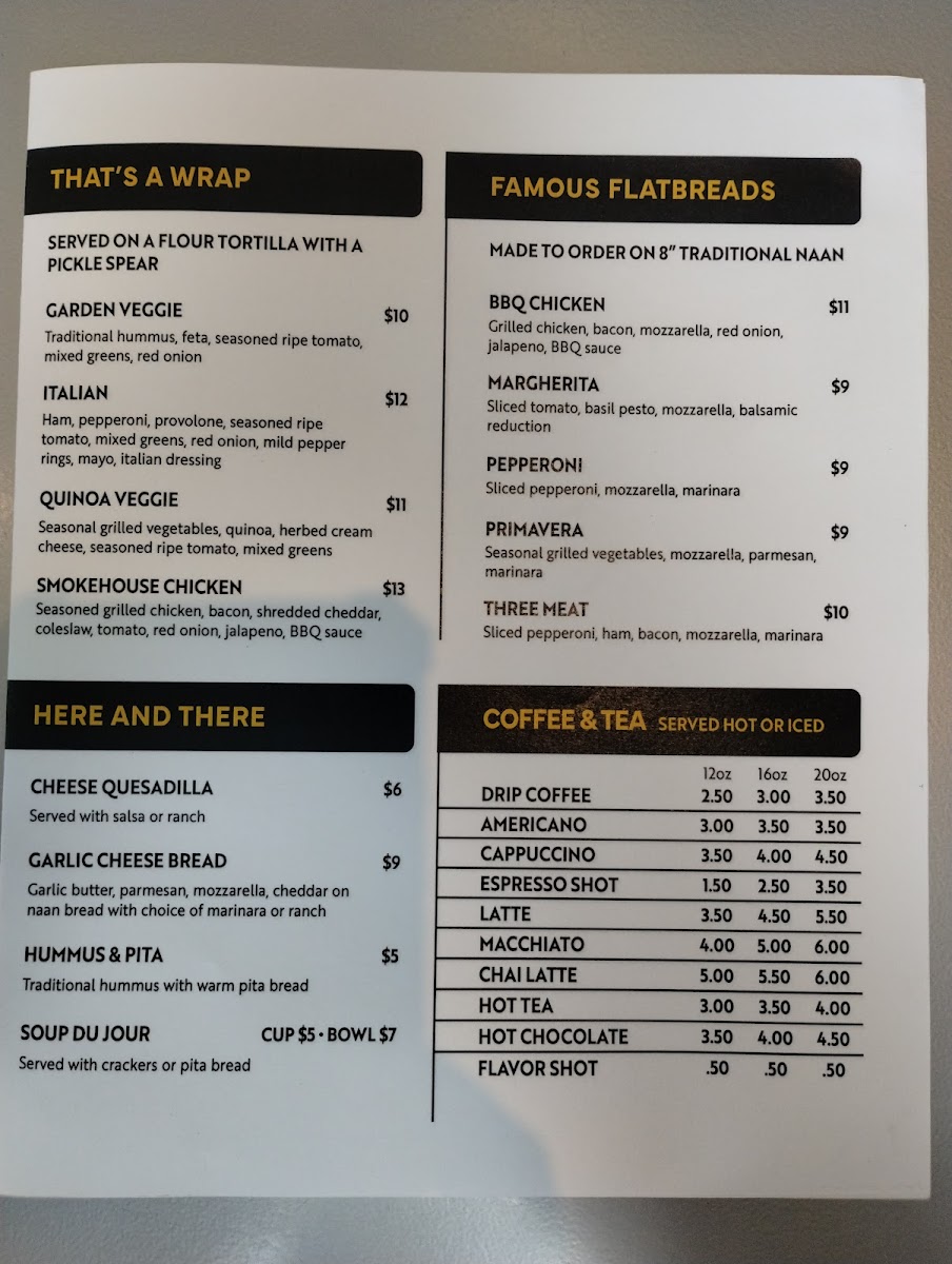 Menu The Palette Café-1