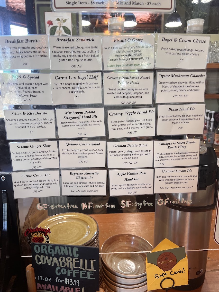 Menu The Park Side Cafe-7
