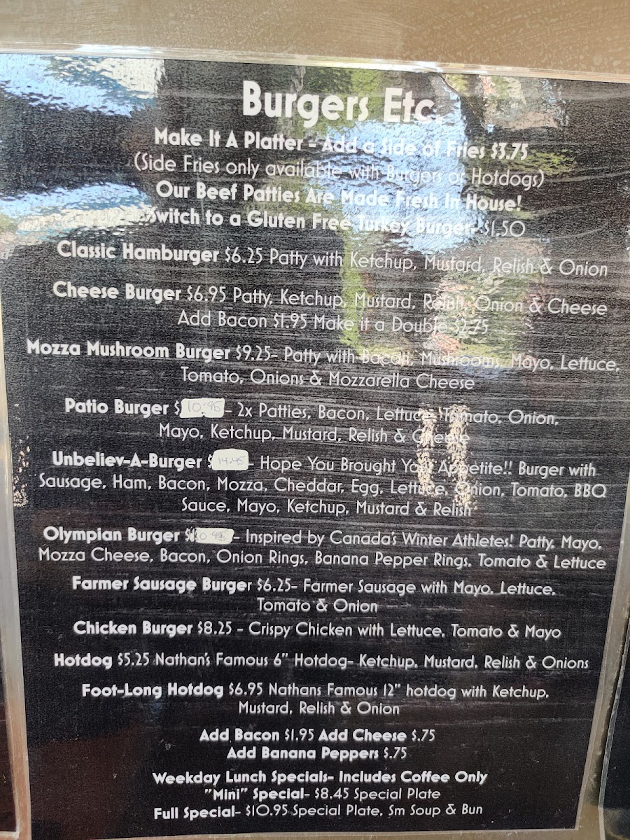 Menu The Patio Grill-4
