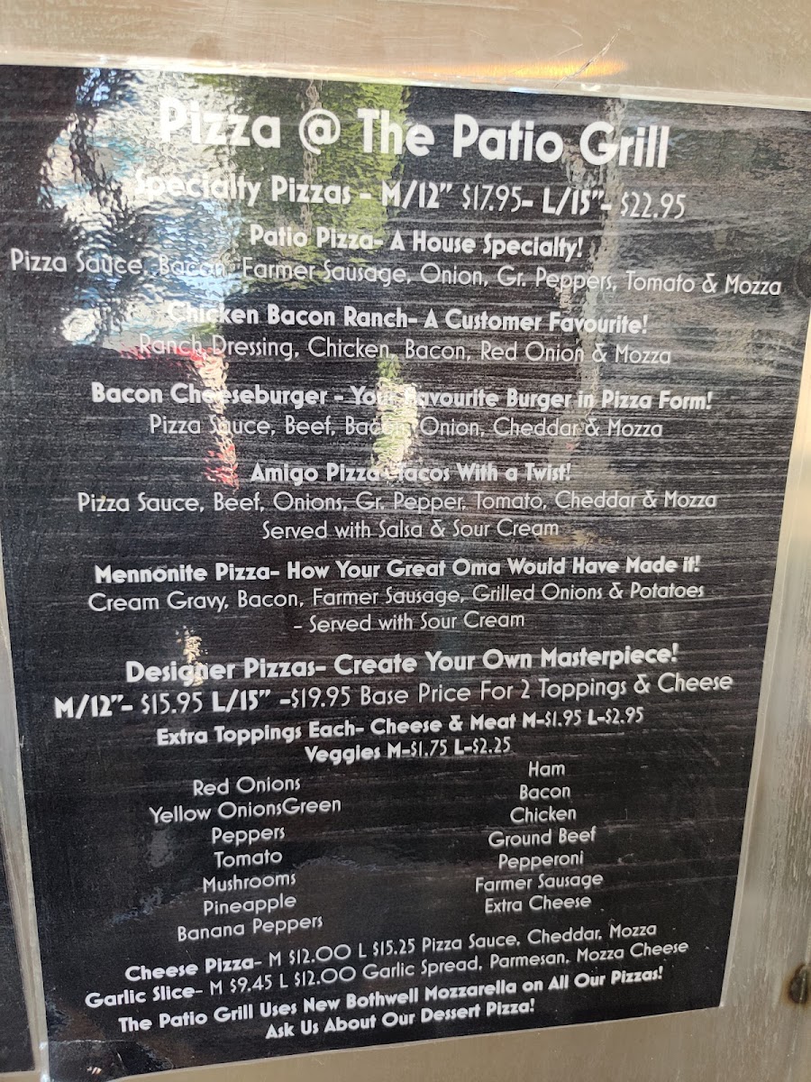 Menu The Patio Grill-5