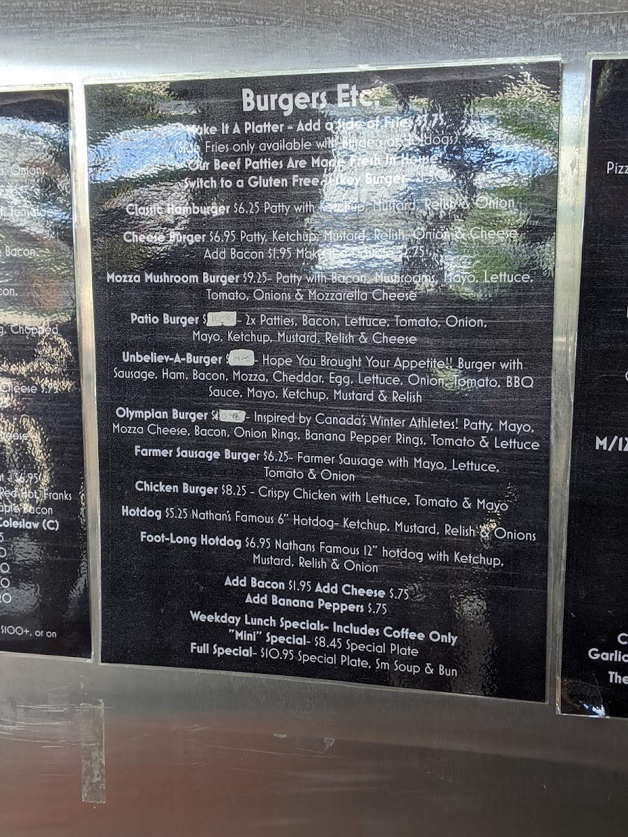 Menu The Patio Grill-9
