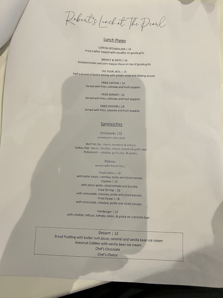Menu The Pearl Shreveport-7
