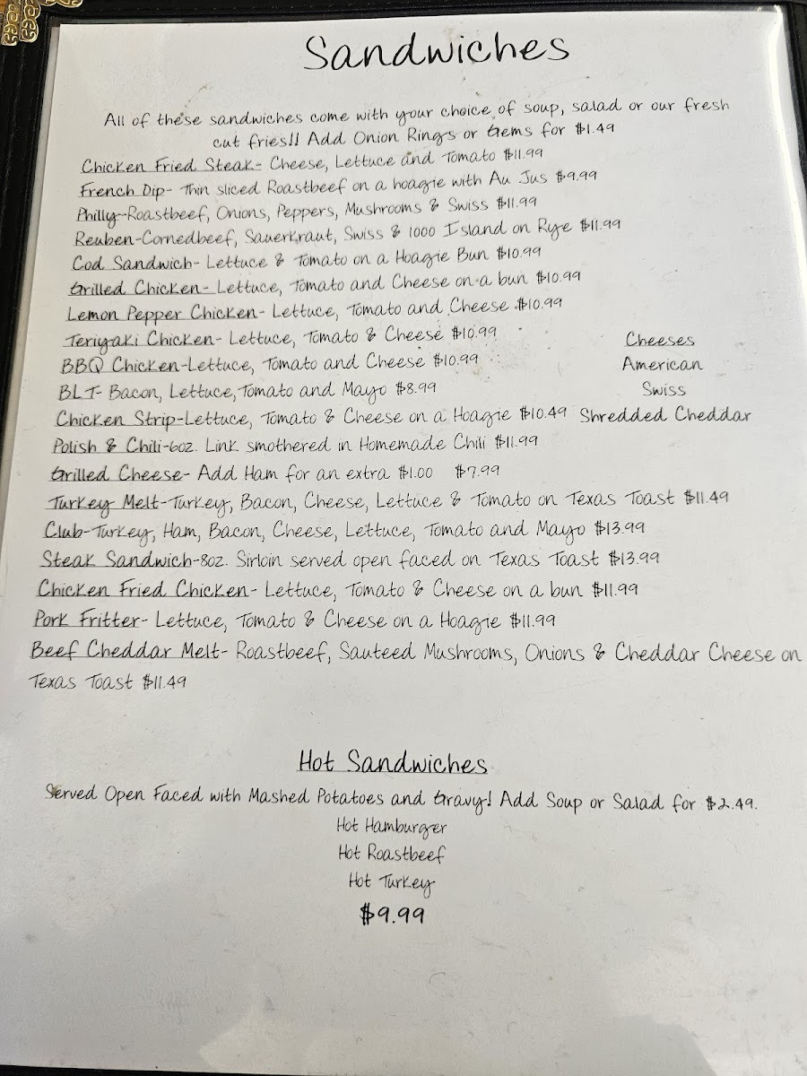 Menu The Pelican Cafe-1