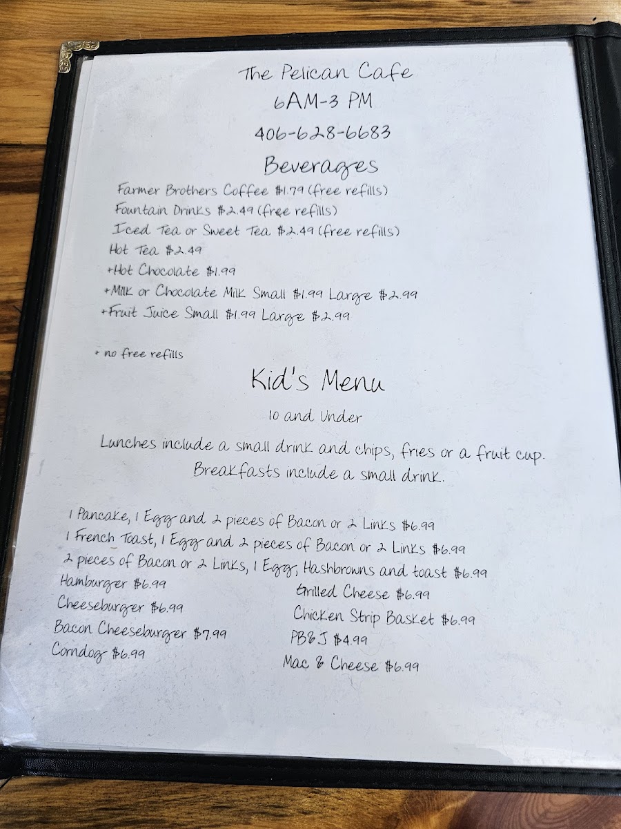 Menu The Pelican Cafe-6