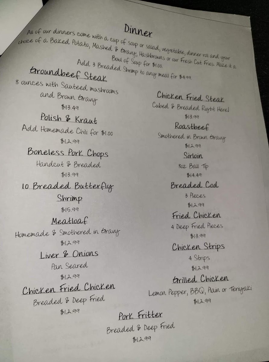 Menu The Pelican Cafe-8