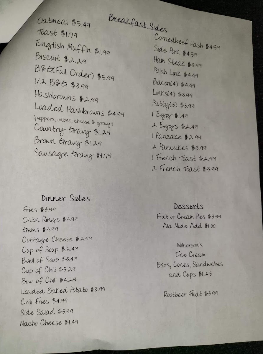 Menu The Pelican Cafe-9
