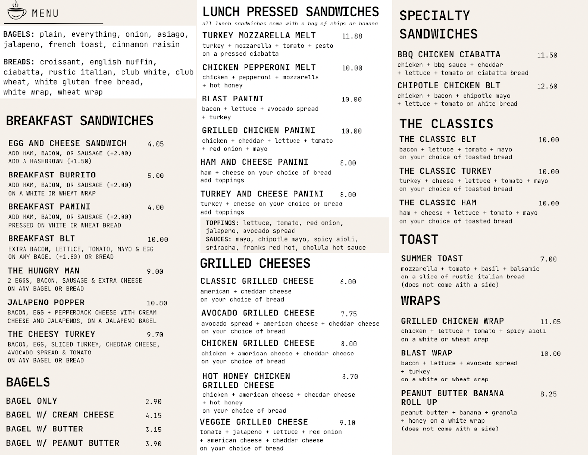 Menu The Perfect Cup Cafe-5