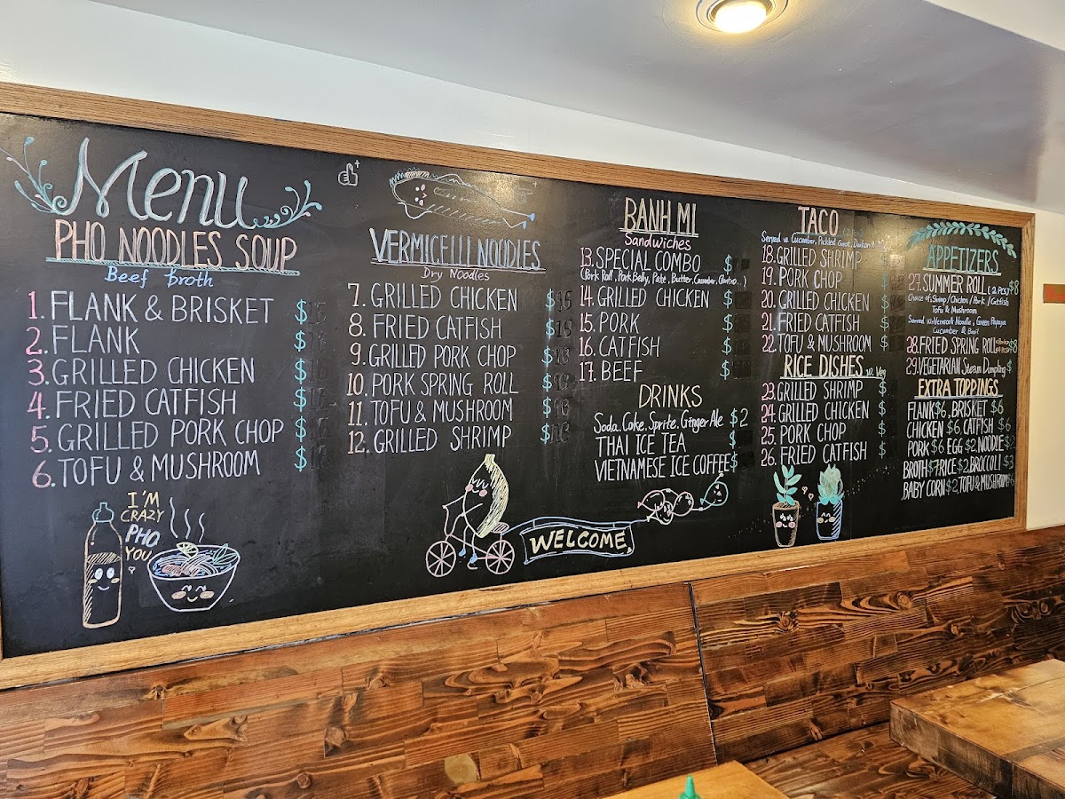 Menu The Pho 2-1