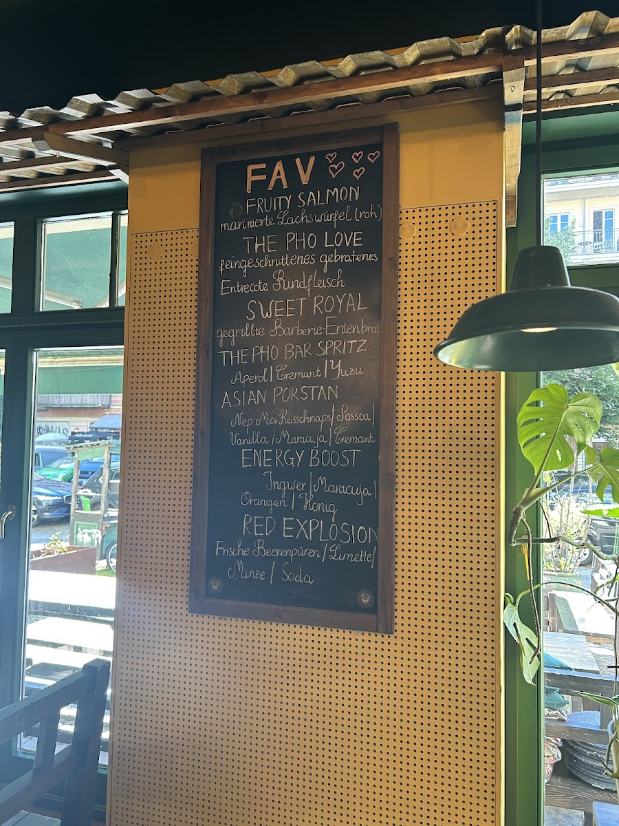 Menu The Pho Bar-1