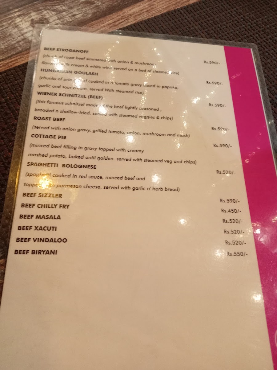 Menu The Pink Flamingo-6