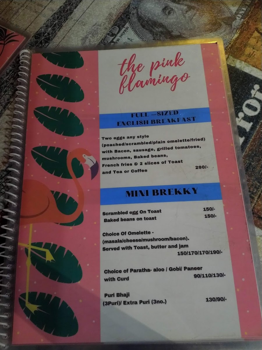 Menu The Pink Flamingo-9