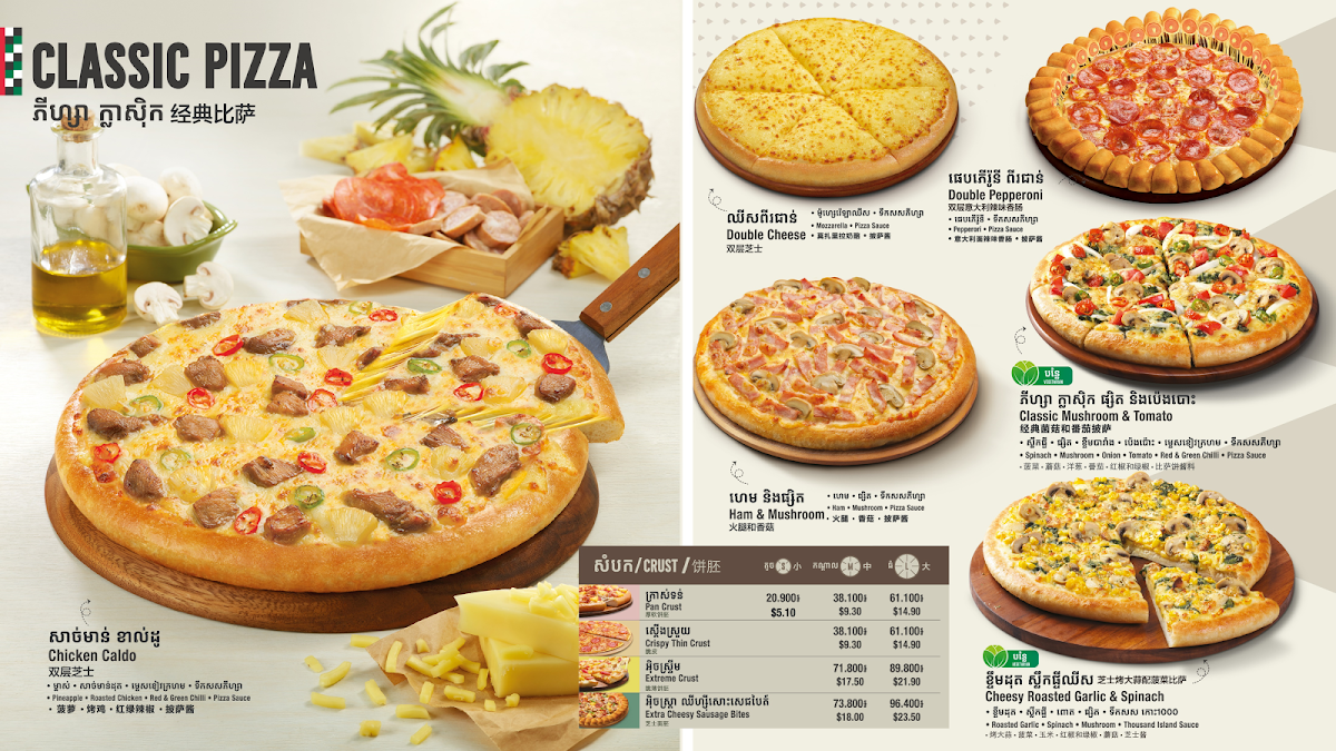 Menu The Pizza Company - The Heritage Walk-4