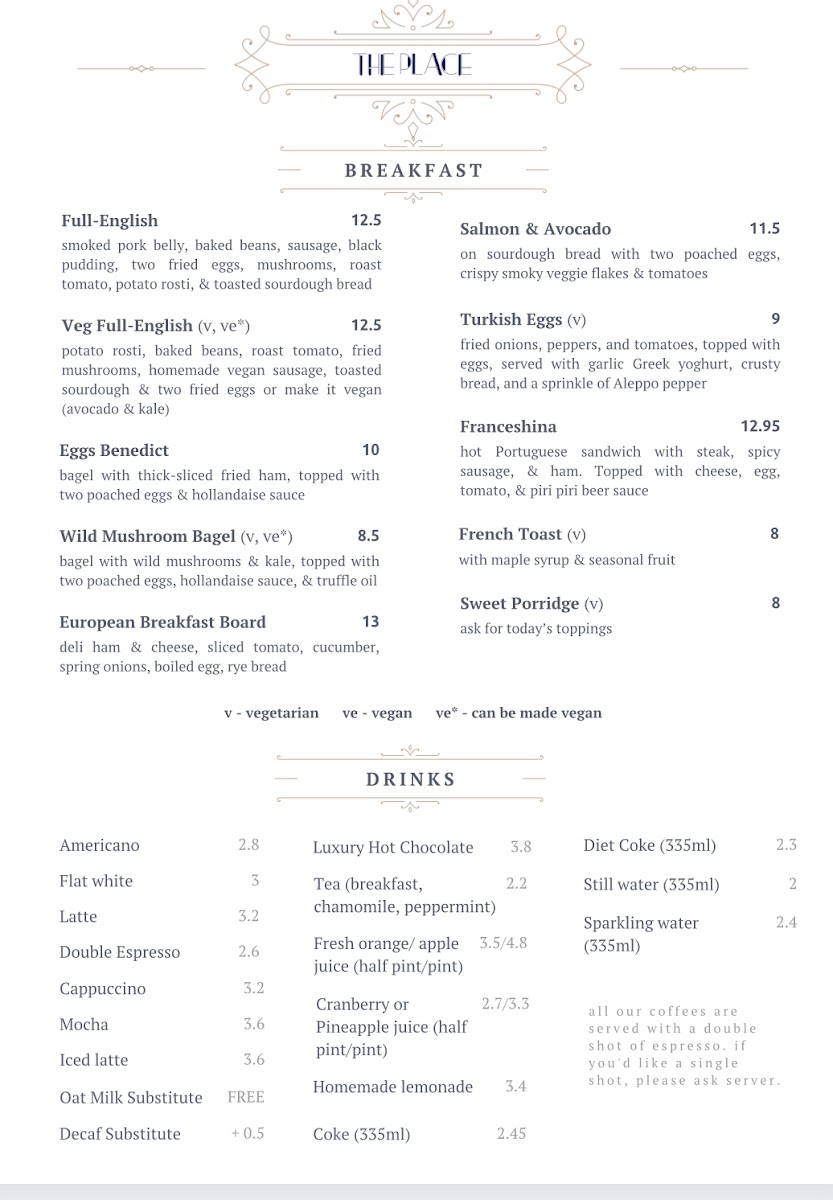 Menu The Place Bmth Restaurant & Cafe-5