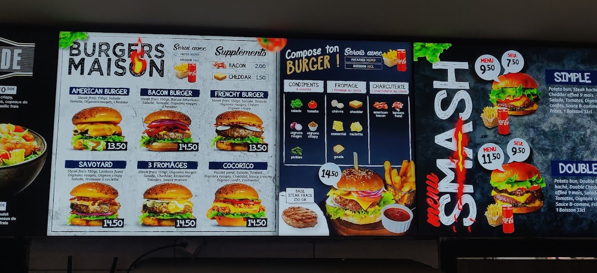 Menu The Place To B-2