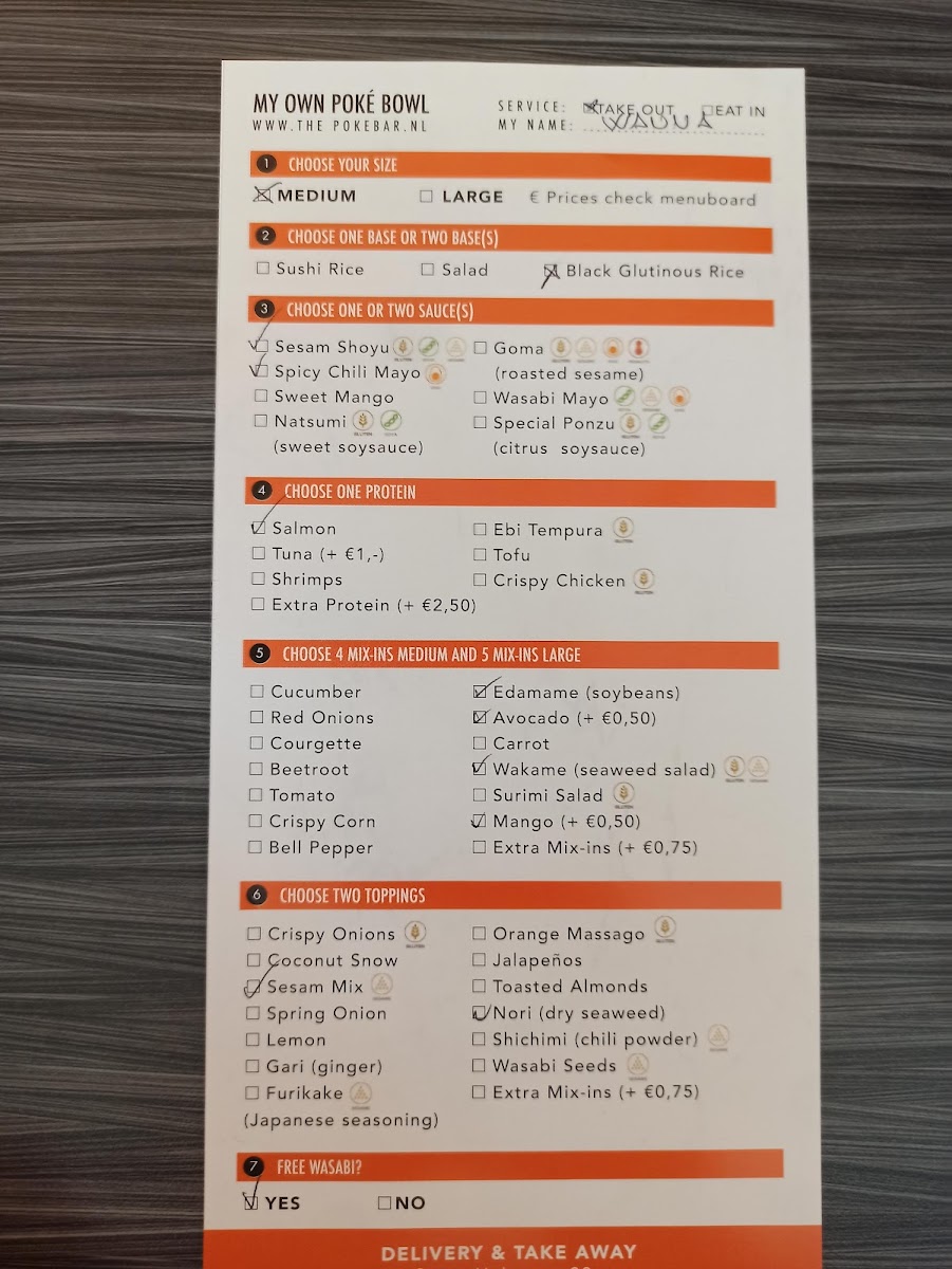 Menu The Poké Bar Centrum Den Haag-1