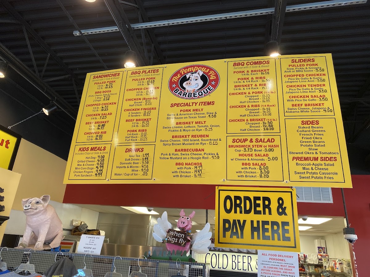 Menu The Pompous Pig-3