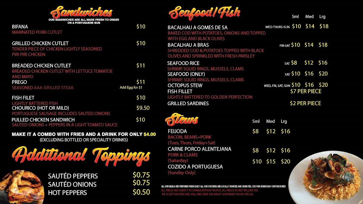 Menu The Portuguese Grill House-3
