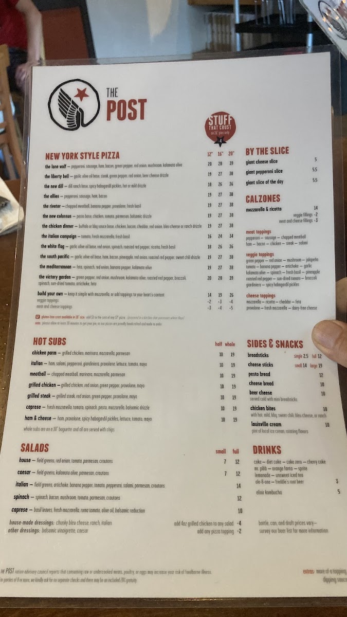Menu The Post - Germantown-3
