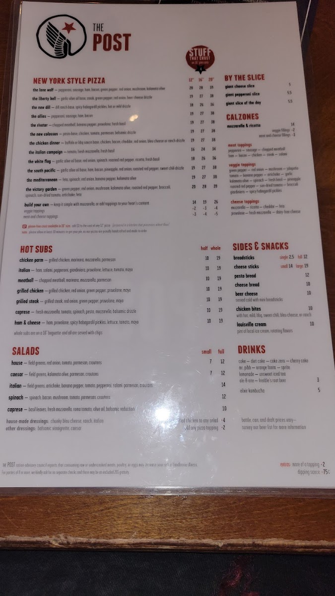 Menu The Post - Germantown-4
