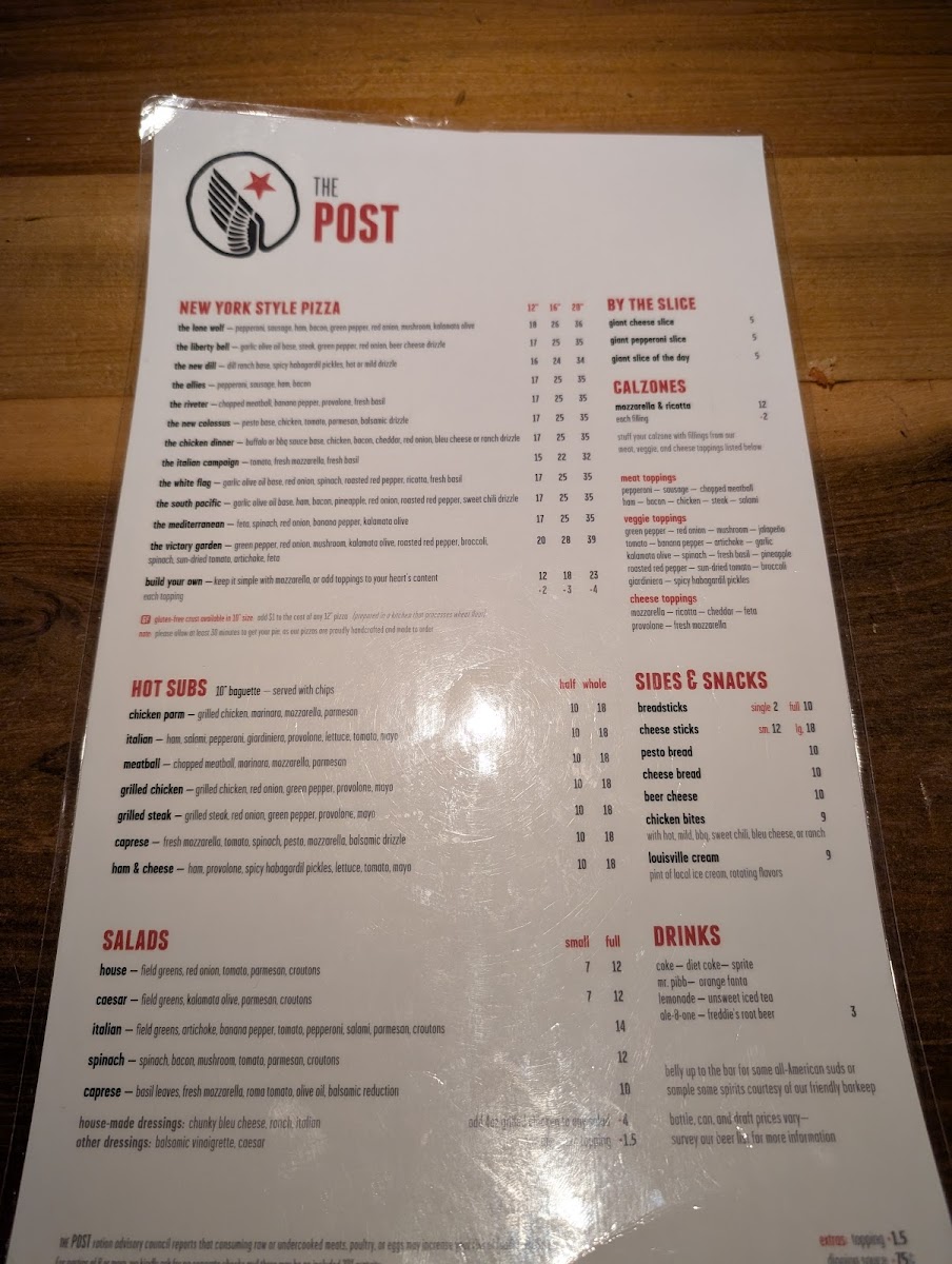 Menu The Post - Germantown-7