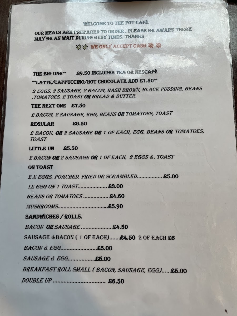 Menu The Pot-4