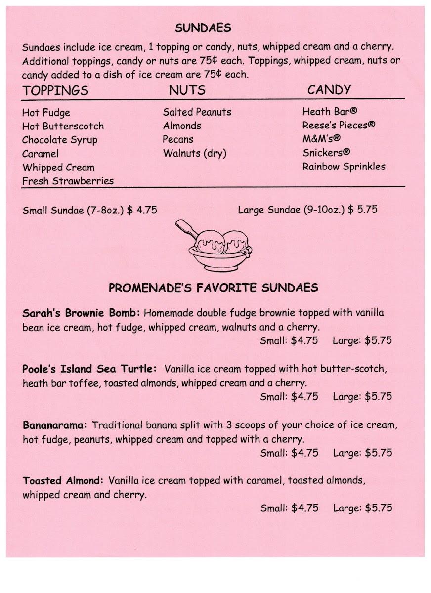 Menu The Promenade Grille-1