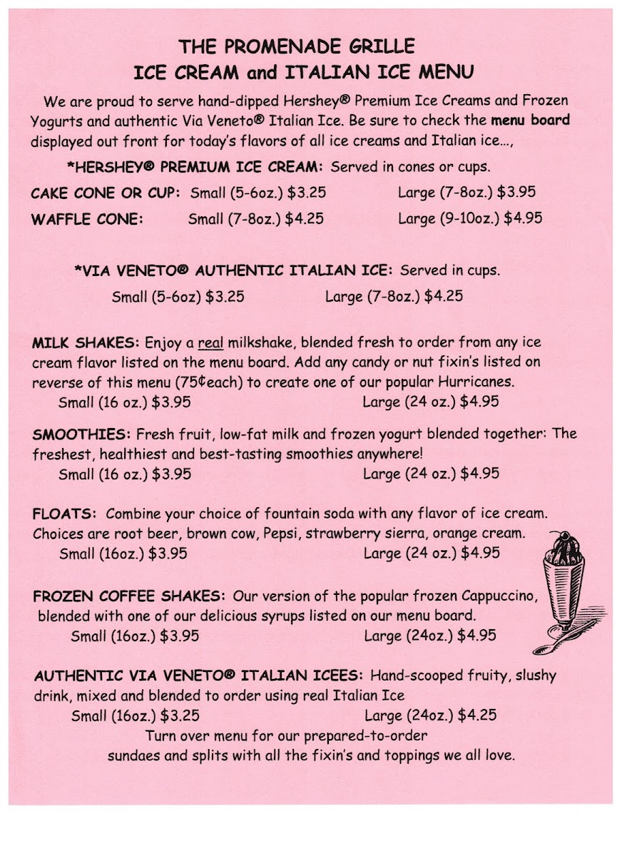 Menu The Promenade Grille-2