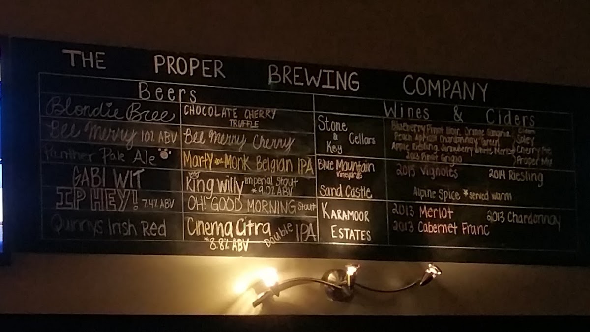 Menu The Proper Brewing Company-2