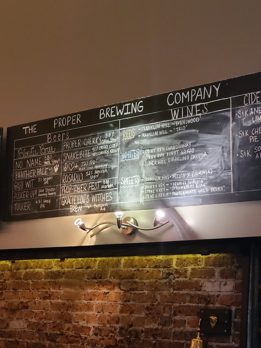 Menu The Proper Brewing Company-5