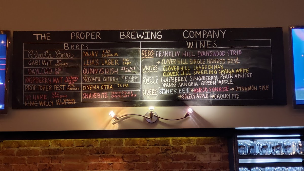 Menu The Proper Brewing Company-9