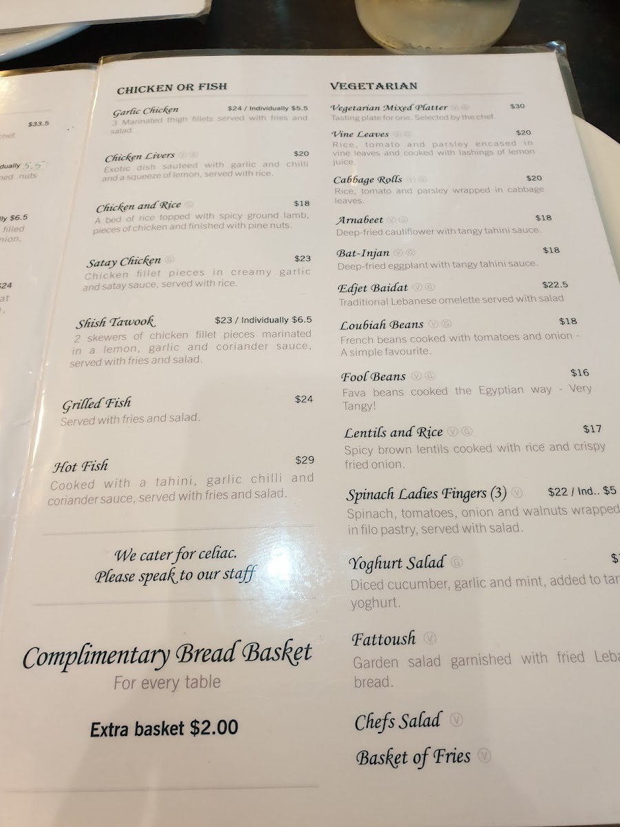 Menu The Prophet Lebanese Cafe-5