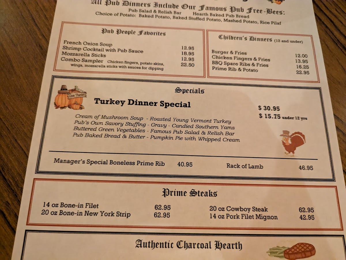 Menu The Pub-6