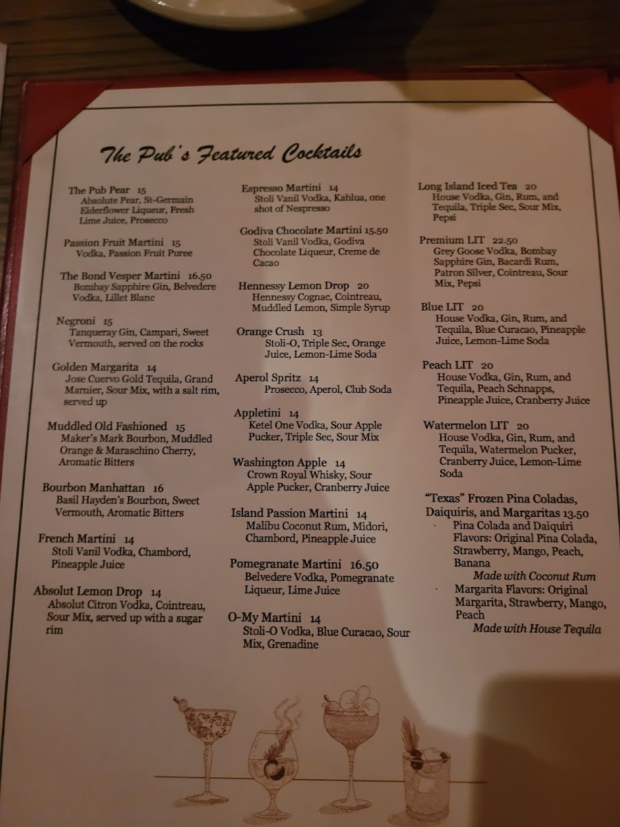Menu The Pub-7