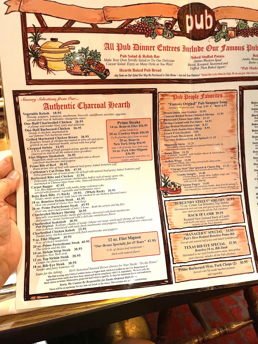 Menu The Pub-8