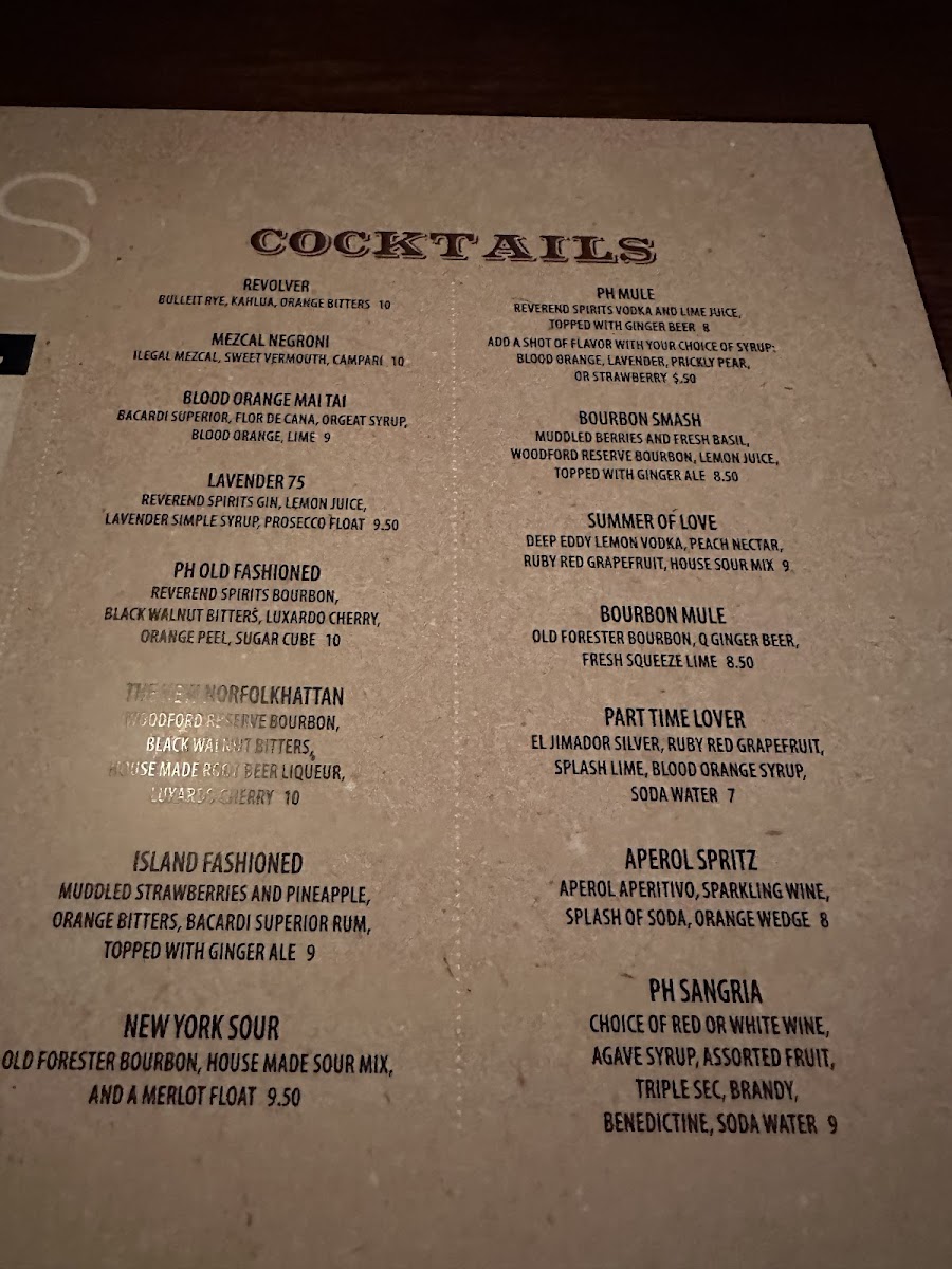 Menu The Public House-5