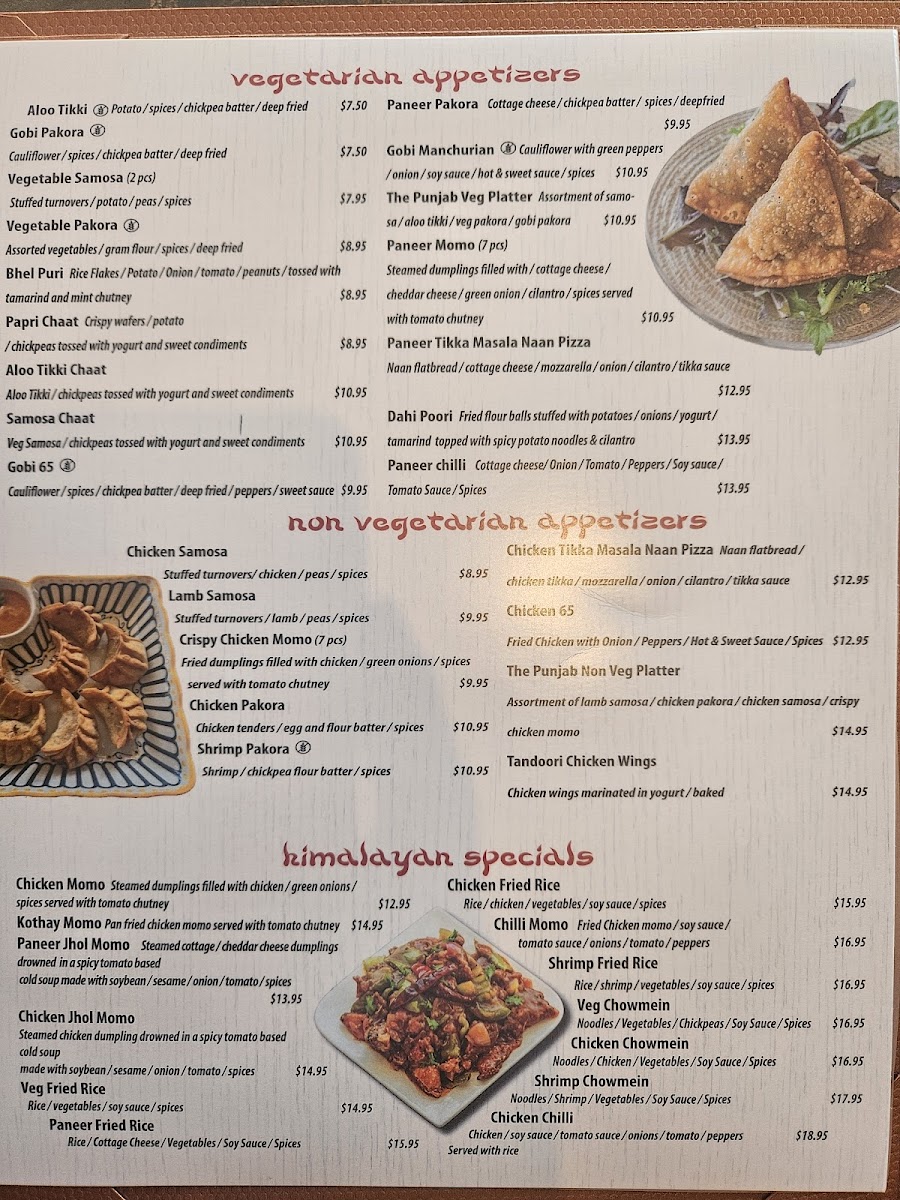 Menu The Punjab Indian & Himalayan Cuisine-2