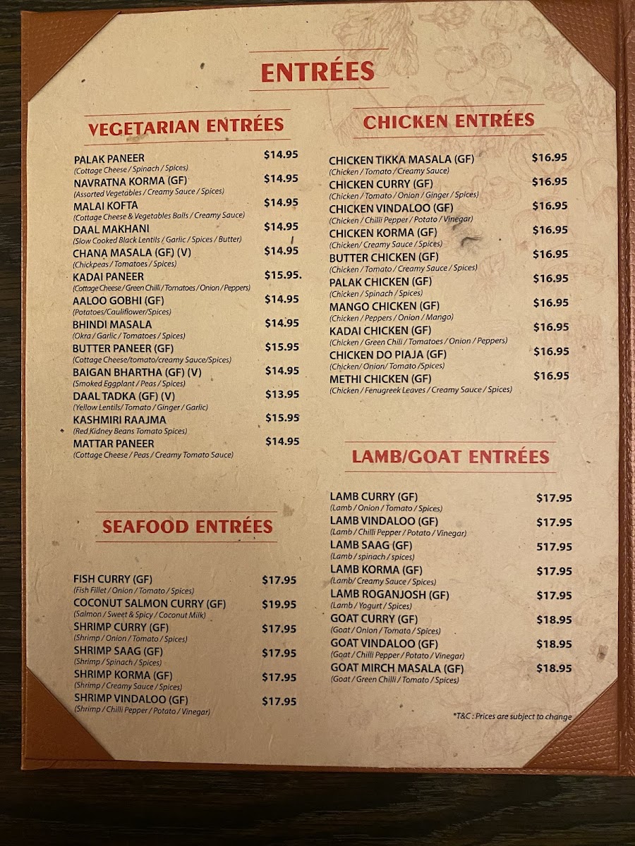 Menu The Punjab Indian & Himalayan Cuisine-8