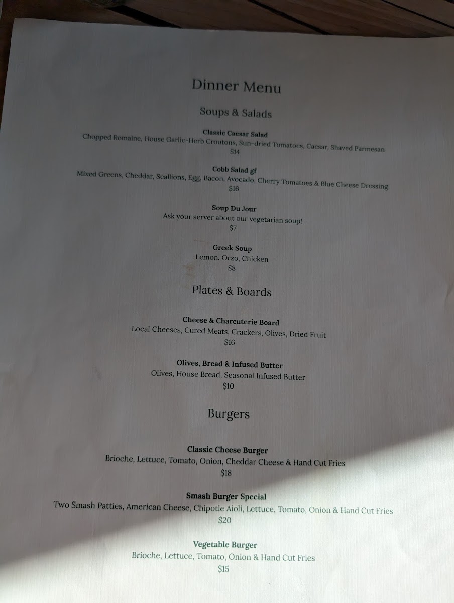 Menu The Putney Diner-2