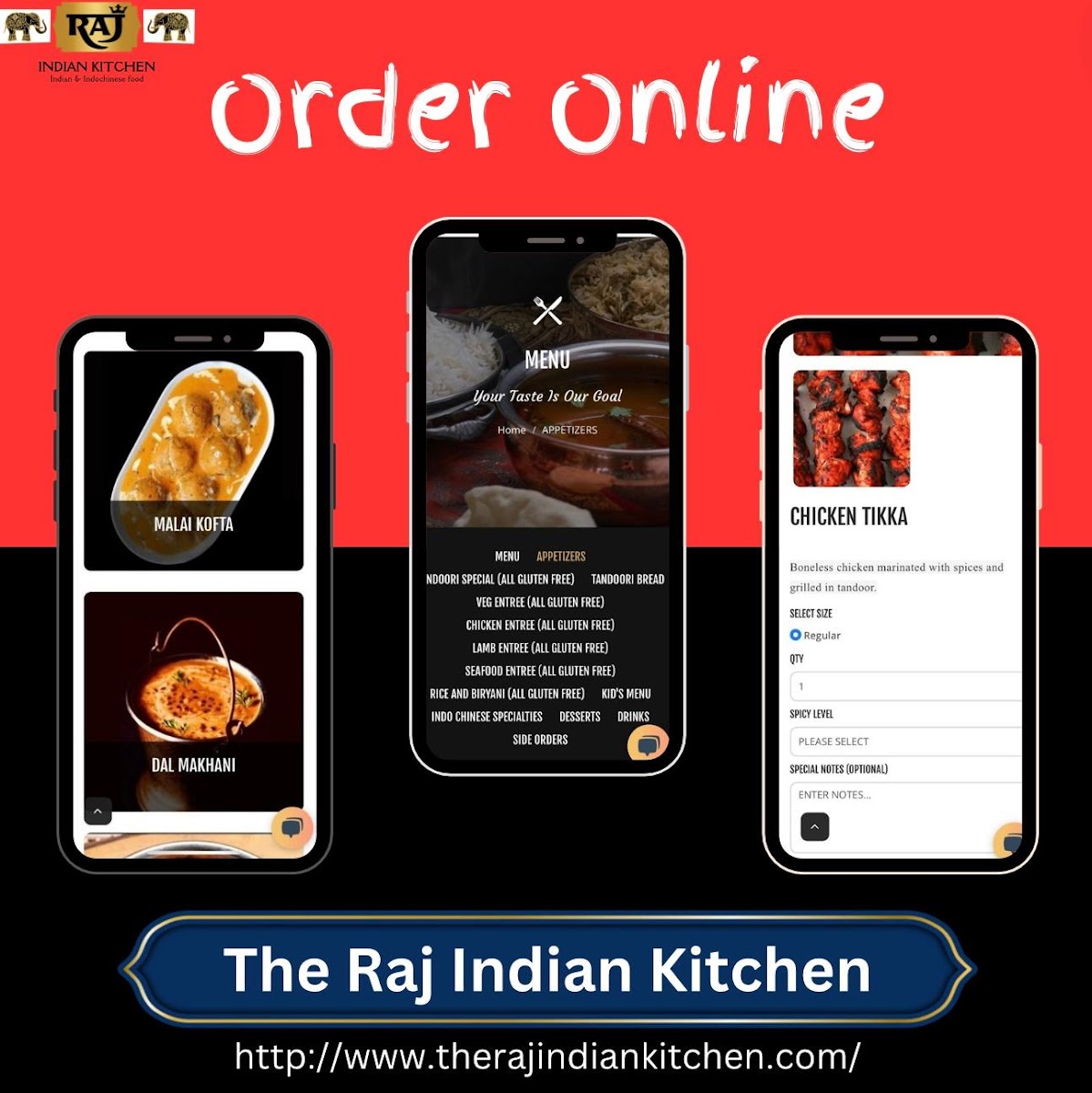 Menu The Raj Indian Kitchen-1