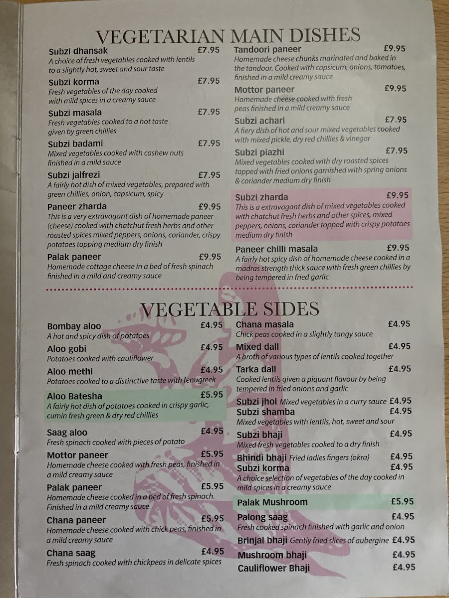Menu The Raj Of Hertford-1
