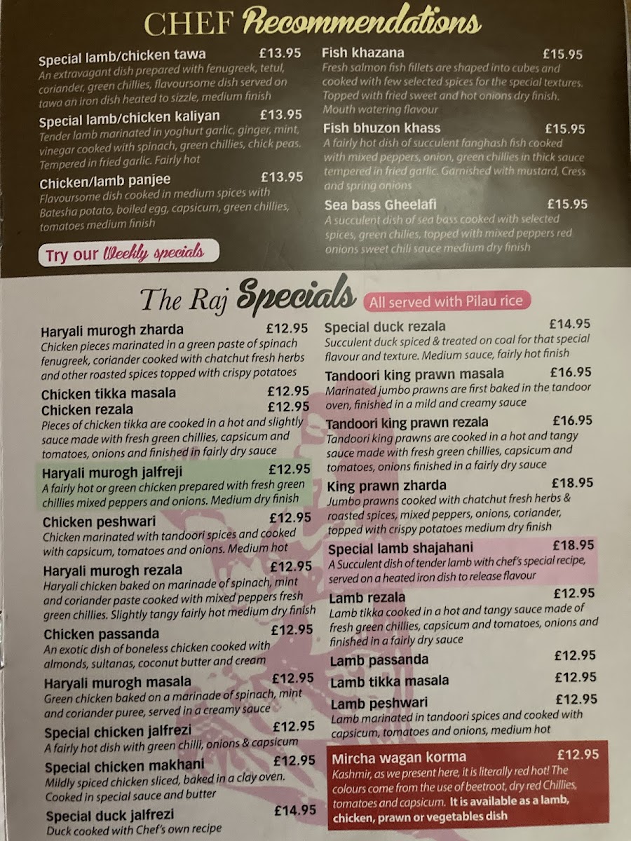 Menu The Raj Of Hertford-5