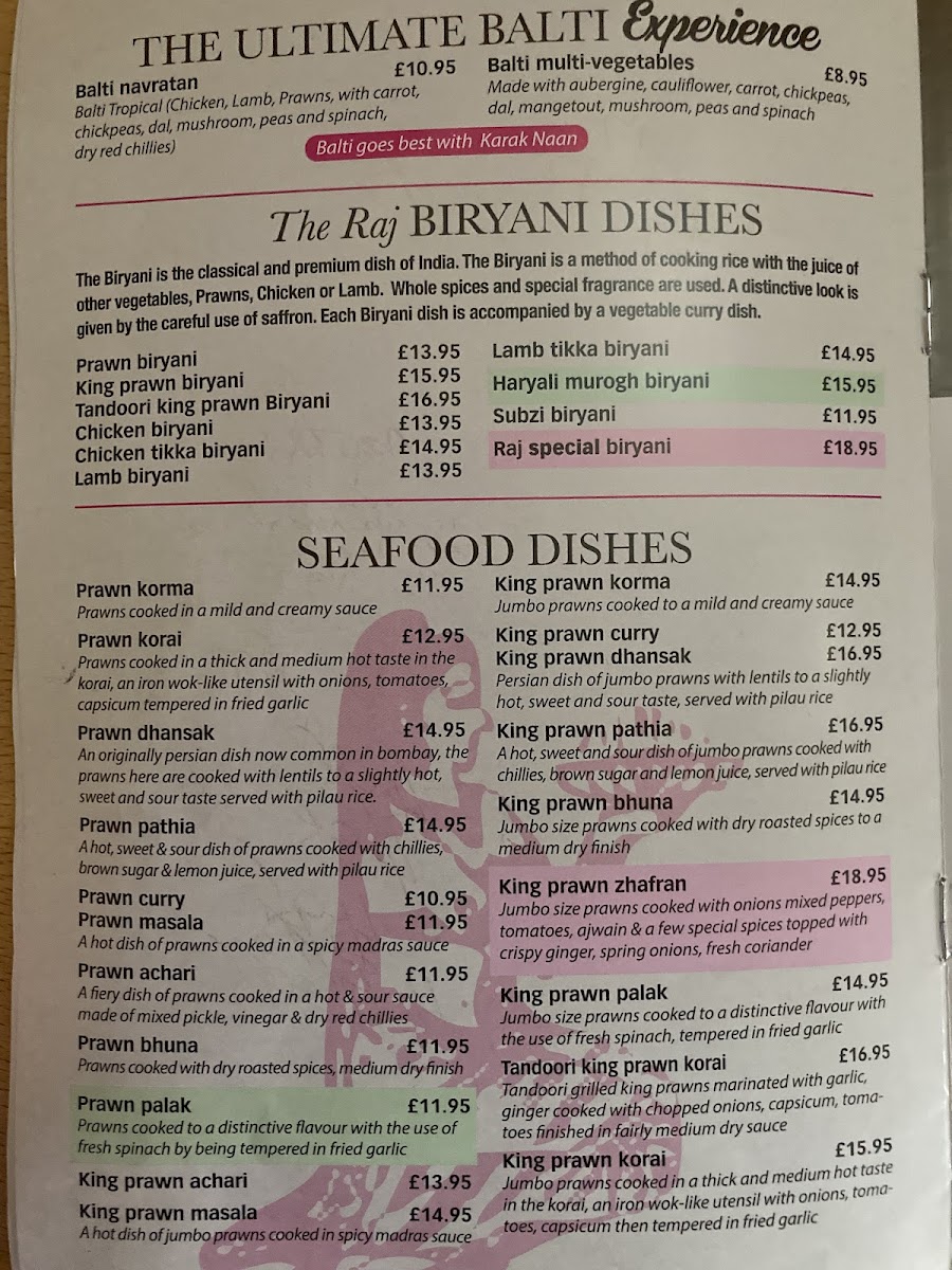 Menu The Raj Of Hertford-7